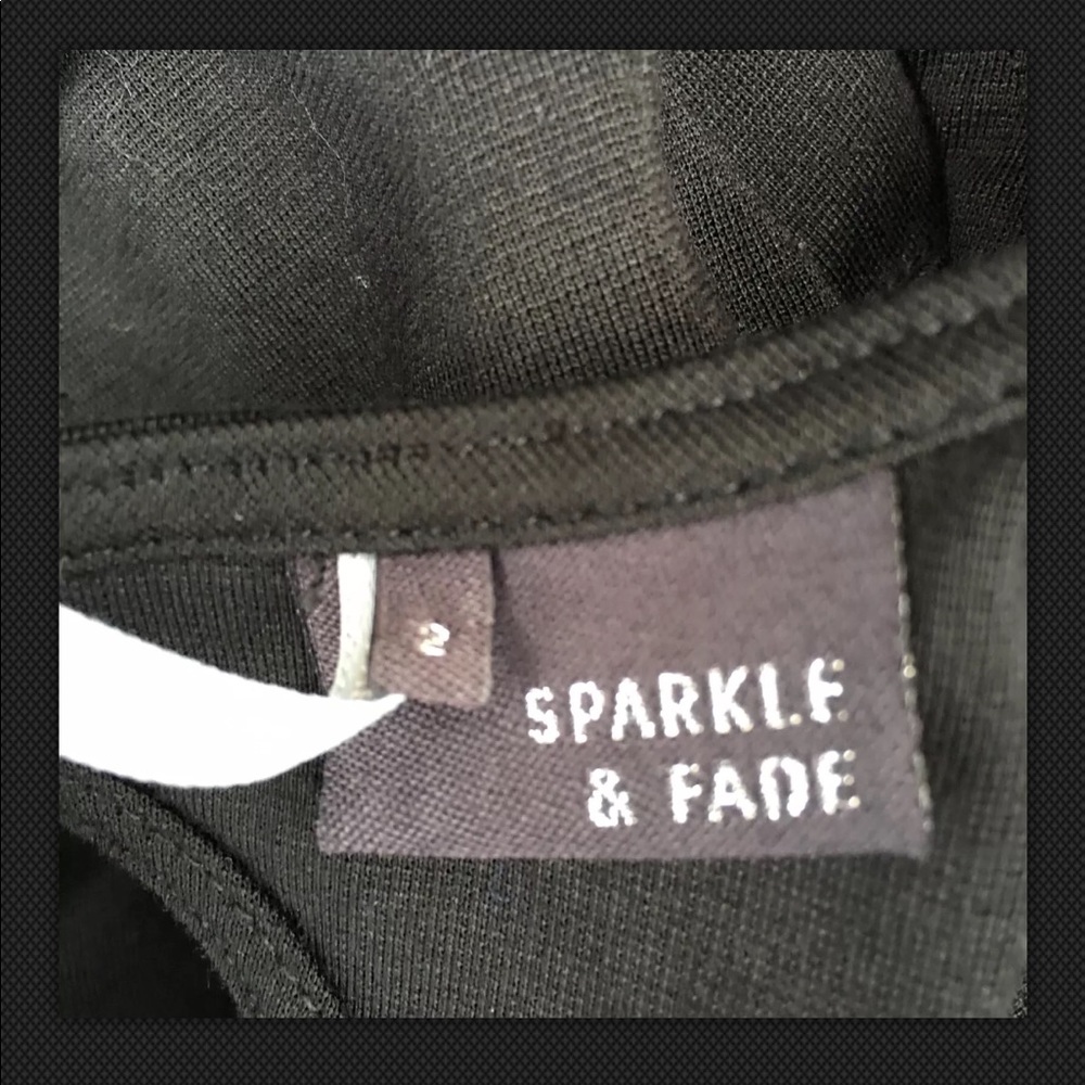 Urban Outfitters Sparkle & Fade Black Dress 2 - Picture 6 of 6